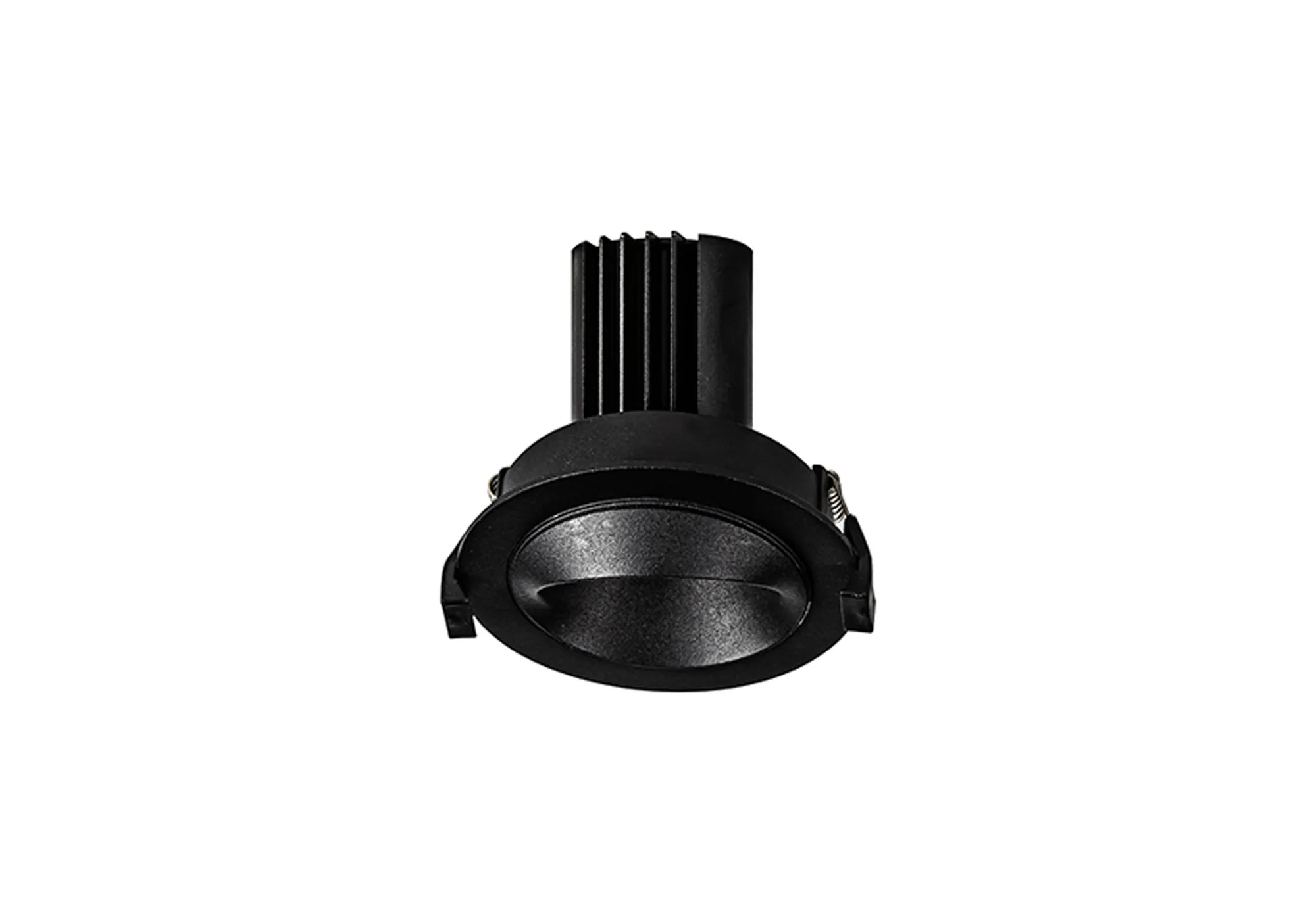 Bonia 12 Powered by Tridonic 12W 1200lm 2700K 36° LED Engine,350mA Black/Black 27° Angled Round Downlight , DRIVER NOT INC. 5yrs Warranty DM202467  Dlux Bonia 12